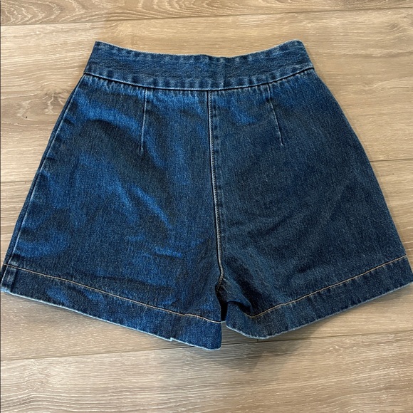 Meshki Abel Denim Shorts - Dark Blue - Picture 2 of 4